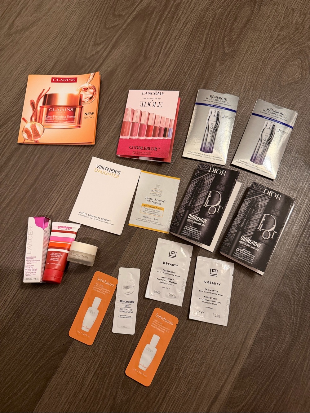 Brand new luxury skincare samples